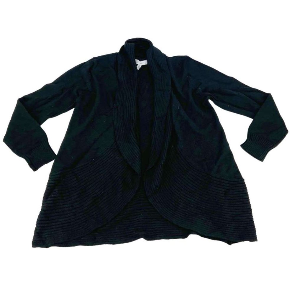 Cristina B | Women's Open Front Cardigan | Black | Size Medium